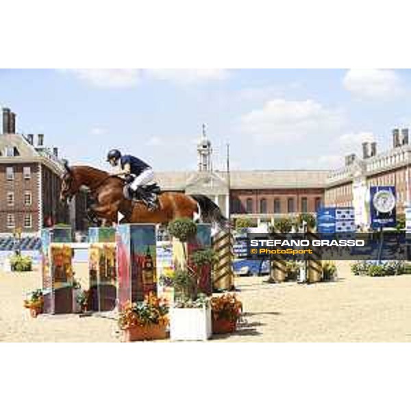 LGCT of London - Class 4 - Christian Rhomberg (AUT) on Redley Kerfontaine - London, Royal Hospital Chelsea, 3 August 2018 - ph.Mario Grassia/LGCT