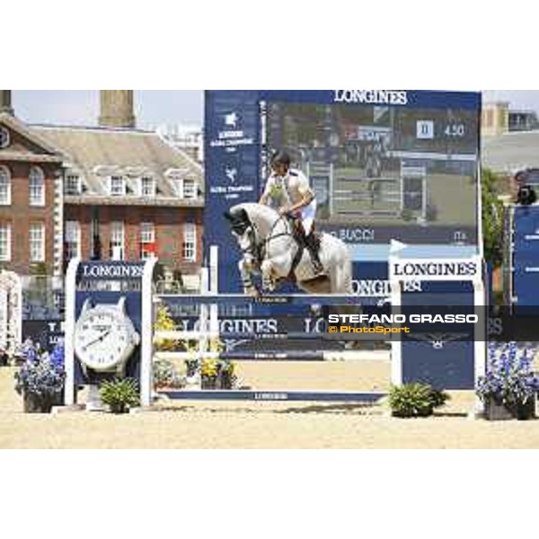 LGCT of London - Class 4 - Piergiorgio Bucci (ITA) on Alicante - London, Royal Hospital Chelsea, 3 August 2018 - ph.Mario Grassia/LGCT