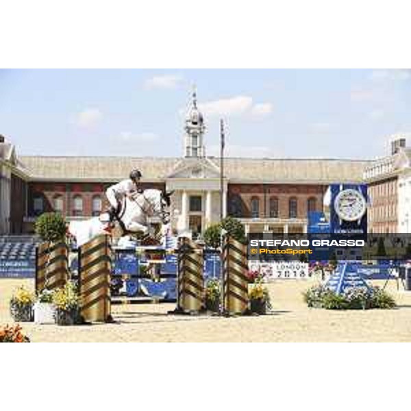 LGCT of London - Class 4 - Georgina Bloomberg (USA) on Manodie II H - London, Royal Hospital Chelsea, 3 August 2018 - ph.Mario Grassia/LGCT