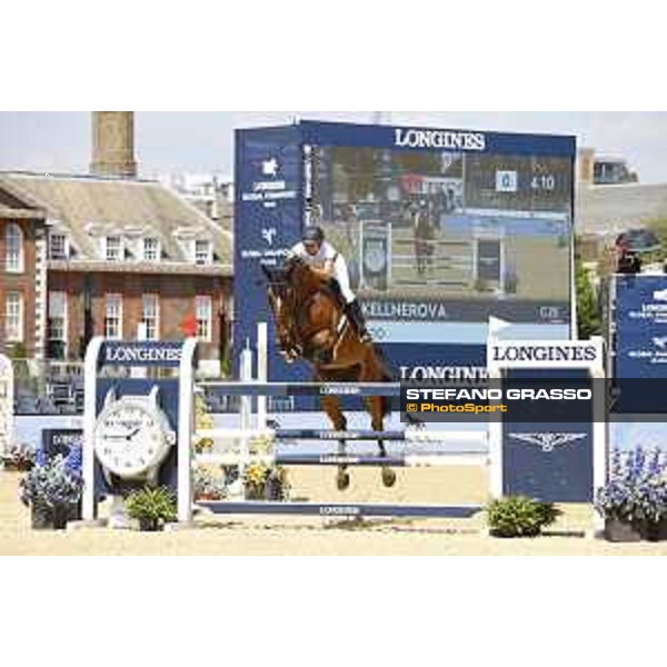 LGCT of London - Class 4 - Anna Kellnerova (CZE) on Balguero - London, Royal Hospital Chelsea, 3 August 2018 - ph.Mario Grassia/LGCT