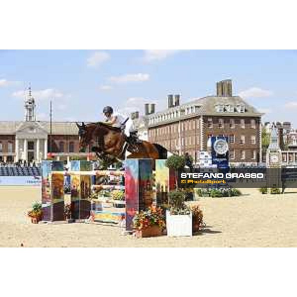 LGCT of London - Class 4 - Anna Kellnerova (CZE) on Balguero - London, Royal Hospital Chelsea, 3 August 2018 - ph.Mario Grassia/LGCT