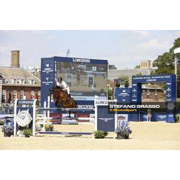 LGCT of London - Class 4 - William Whitaker on Utamaro d Ecaussines - London, Royal Hospital Chelsea, 3 August 2018 - ph.Mario Grassia/LGCT