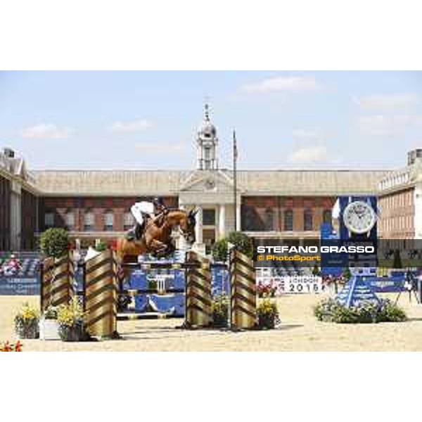 LGCT of London - Class 4 - Abdel Said (EGY) on Venise du Reverdy - London, Royal Hospital Chelsea, 3 August 2018 - ph.Mario Grassia/LGCT