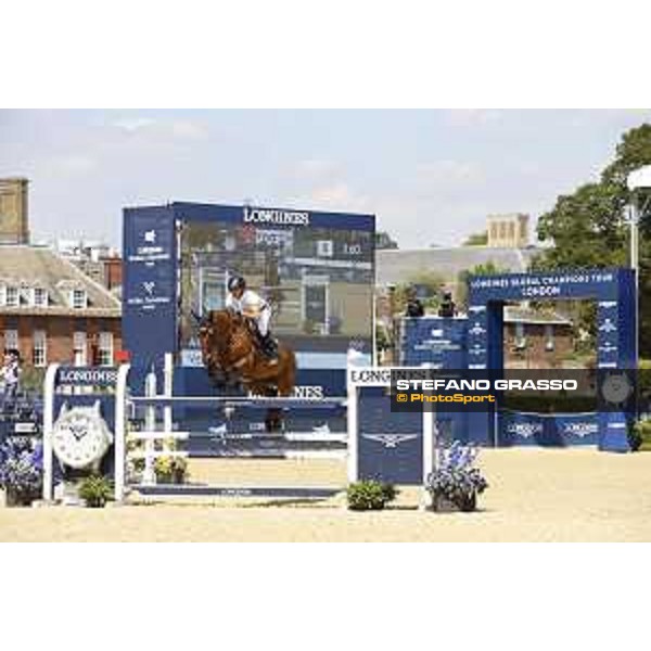 LGCT of London - Class 4 - Abdel Said (EGY) on Venise du Reverdy - London, Royal Hospital Chelsea, 3 August 2018 - ph.Mario Grassia/LGCT