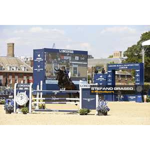 LGCT of London - Class 4 - Emily Moffitt (GBR) on Copain du Perchet CH - London, Royal Hospital Chelsea, 3 August 2018 - ph.Mario Grassia/LGCT