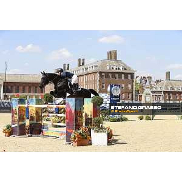 LGCT of London - Class 4 - Emily Moffitt (GBR) on Copain du Perchet CH - London, Royal Hospital Chelsea, 3 August 2018 - ph.Mario Grassia/LGCT