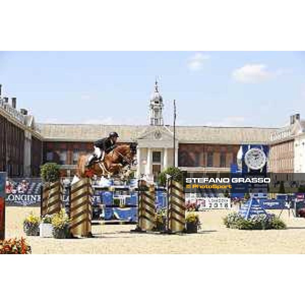 LGCT of London - Class 4 - Jerome Guery (BEL) on Hercules by Immofluisteraar - London, Royal Hospital Chelsea, 3 August 2018 - ph.Mario Grassia/LGCT