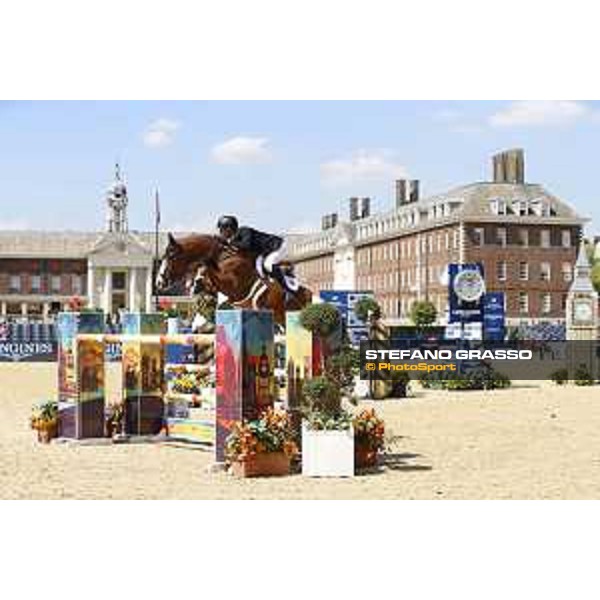 LGCT of London - Class 4 - Jerome Guery (BEL) on Hercules by Immofluisteraar - London, Royal Hospital Chelsea, 3 August 2018 - ph.Mario Grassia/LGCT