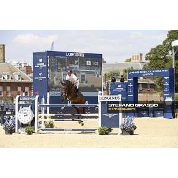 LGCT of London - Class 4 - Maurice Tebbel (GER) on Chacco?s Son - London, Royal Hospital Chelsea, 3 August 2018 - ph.Mario Grassia/LGCT