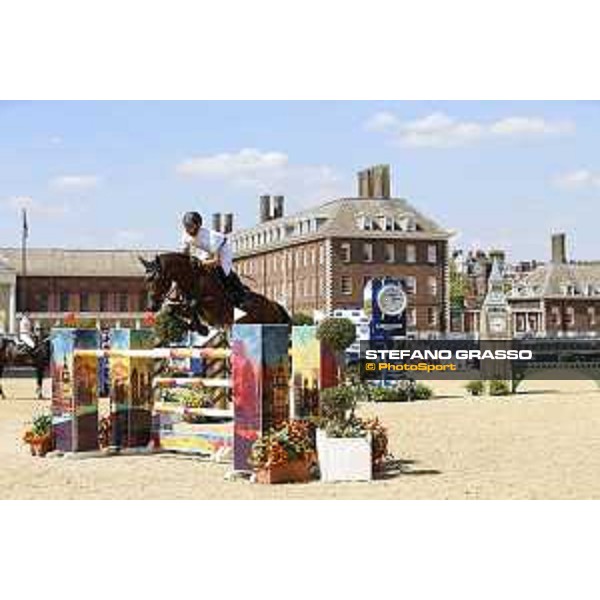 LGCT of London - Class 4 - Maurice Tebbel (GER) on Chacco?s Son - London, Royal Hospital Chelsea, 3 August 2018 - ph.Mario Grassia/LGCT