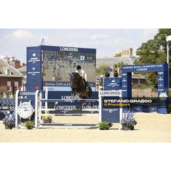 LGCT of London - Class 4 - Edwina Tops-Alexander (AUS) on Cinsey - London, Royal Hospital Chelsea, 3 August 2018 - ph.Mario Grassia/LGCT