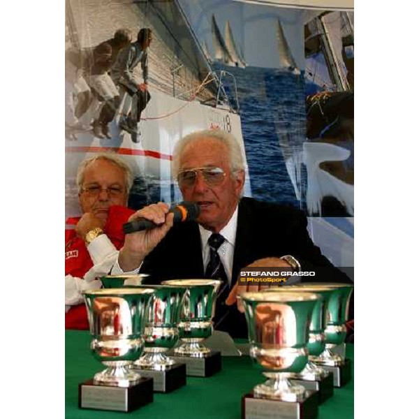 AUDI IMS European Championship 2004 Il Presidente dello Y.C. Punta Ala Bruno Calandriello Ph. Andrea Carloni