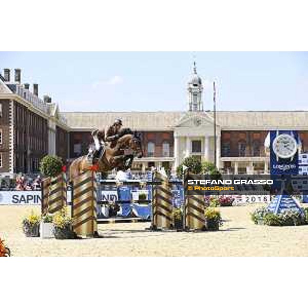 LGCT of London - Class 4 - Alberto Zorzi (ITA) on Danique - London, Royal Hospital Chelsea, 3 August 2018 - ph.Mario Grassia/LGCT