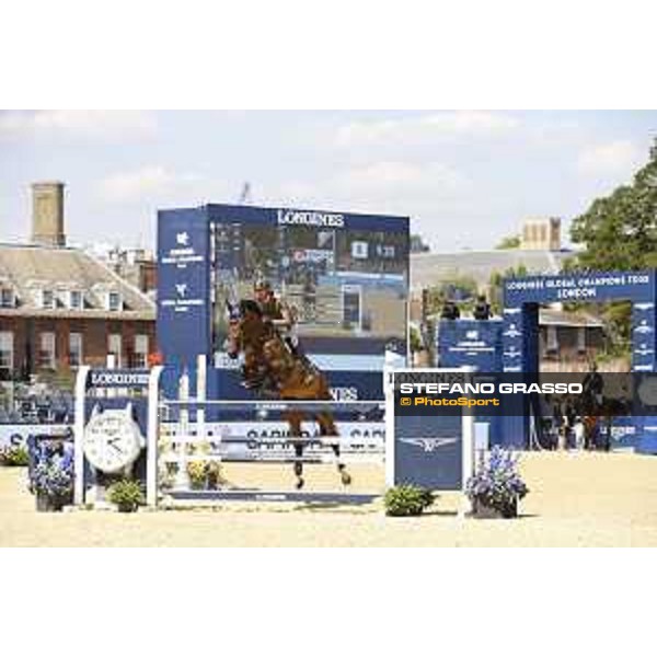 LGCT of London - Class 4 - Alberto Zorzi (ITA) on Danique - London, Royal Hospital Chelsea, 3 August 2018 - ph.Mario Grassia/LGCT