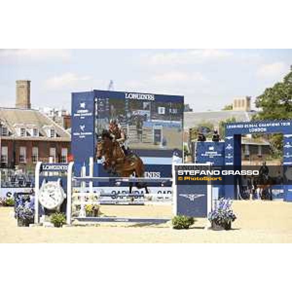 LGCT of London - Class 4 - Alberto Zorzi (ITA) on Danique - London, Royal Hospital Chelsea, 3 August 2018 - ph.Mario Grassia/LGCT