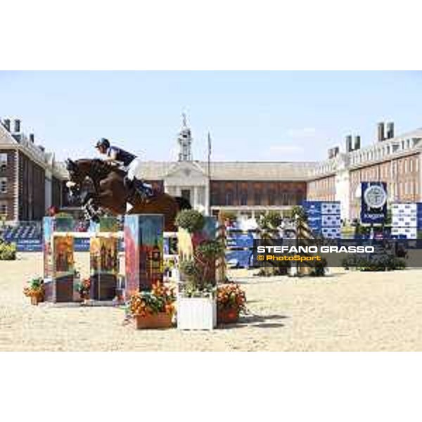 LGCT of London - Class 4 - Darragh Kenny (IRL) on Cassini Z - London, Royal Hospital Chelsea, 3 August 2018 - ph.Mario Grassia/LGCT