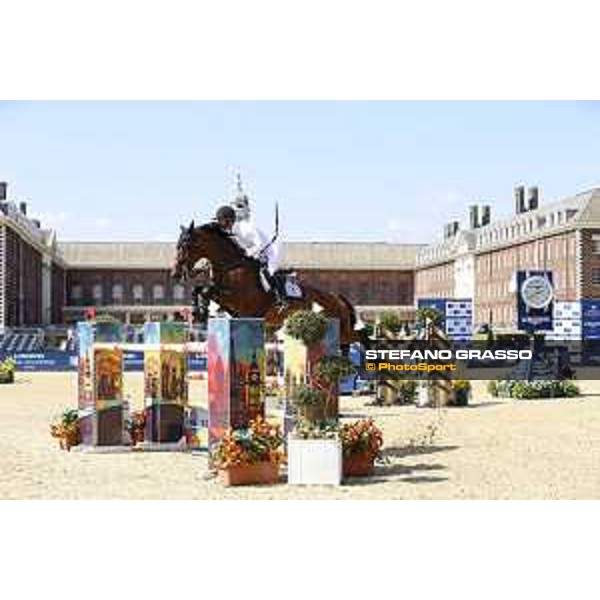 LGCT of London - Class 4 - Emil Hallundbaek (DEN) on Chalisco - London, Royal Hospital Chelsea, 3 August 2018 - ph.Mario Grassia/LGCT