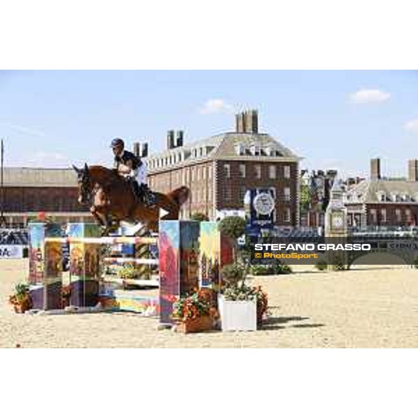 LGCT of London - Class 4 - Lauren Hough (USA) on Papa Roach - London, Royal Hospital Chelsea, 3 August 2018 - ph.Mario Grassia/LGCT