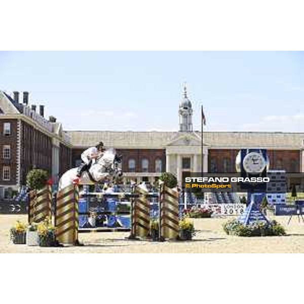 LGCT of London - Class 4 - Bertram Allen (IRL) on Gin Chin van het Lindenhof - London, Royal Hospital Chelsea, 3 August 2018 - ph.Mario Grassia/LGCT
