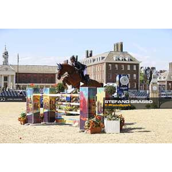 LGCT of London - Class 4 - Ben Maher (GBR) on Explosion W - London, Royal Hospital Chelsea, 3 August 2018 - ph.Mario Grassia/LGCT