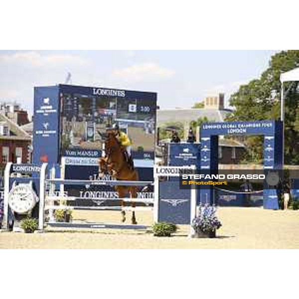 LGCT of London - Class 4 - Yuri Mansur (BRA) on Opium du Soufflet CH - London, Royal Hospital Chelsea, 3 August 2018 - ph.Mario Grassia/LGCT