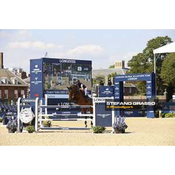 LGCT of London - Class 4 - Cindy van der Straten (BEL) on Calvia - London, Royal Hospital Chelsea, 3 August 2018 - ph.Mario Grassia/LGCT