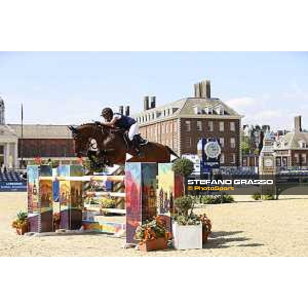 LGCT of London - Class 4 - Cindy van der Straten (BEL) on Calvia - London, Royal Hospital Chelsea, 3 August 2018 - ph.Mario Grassia/LGCT
