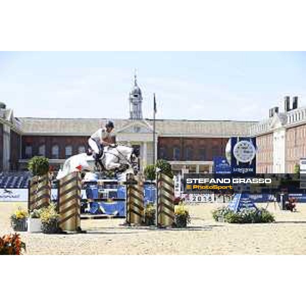 LGCT of London - Class 4 - Christian Ahlmann (GER) on Caribis Z - London, Royal Hospital Chelsea, 3 August 2018 - ph.Mario Grassia/LGCT