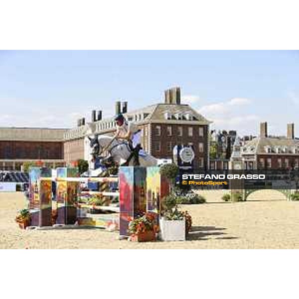 LGCT of London - Class 4 - Christian Ahlmann (GER) on Caribis Z - London, Royal Hospital Chelsea, 3 August 2018 - ph.Mario Grassia/LGCT