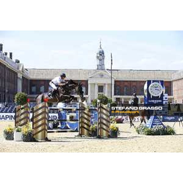 LGCT of London - Class 4 - Michael Whitaker (GBR) on Ambra - London, Royal Hospital Chelsea, 3 August 2018 - ph.Mario Grassia/LGCT