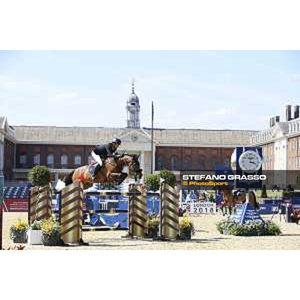 LGCT of London - Class 4 - Harrie Smolders (NED) on Zinius - London, Royal Hospital Chelsea, 3 August 2018 - ph.Mario Grassia/LGCT