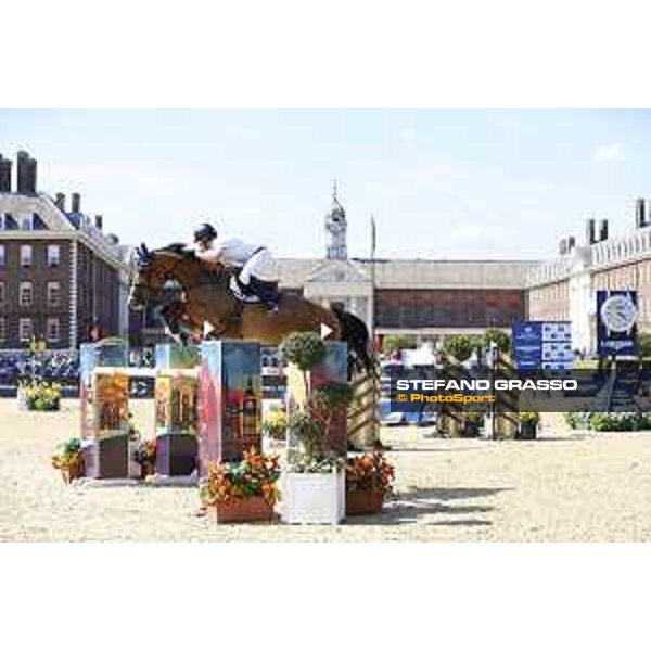 LGCT of London - Class 4 - Harry Charles (GBR) on Victor - London, Royal Hospital Chelsea, 3 August 2018 - ph.Mario Grassia/LGCT