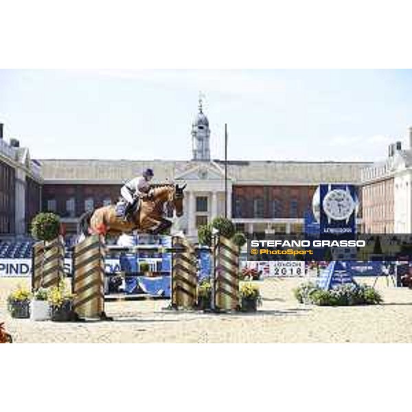 LGCT of London - Class 4 - Laura Klaphake (GER) on Catch me if you can - London, Royal Hospital Chelsea, 3 August 2018 - ph.Mario Grassia/LGCT