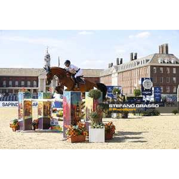LGCT of London - Class 4 - Laura Klaphake (GER) on Catch me if you can - London, Royal Hospital Chelsea, 3 August 2018 - ph.Mario Grassia/LGCT