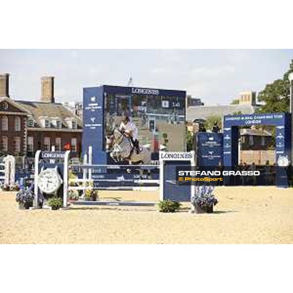 LGCT of London - Class 4 - Peder Fredricson (SWE) on H&M All In - London, Royal Hospital Chelsea, 3 August 2018 - ph.Mario Grassia/LGCT