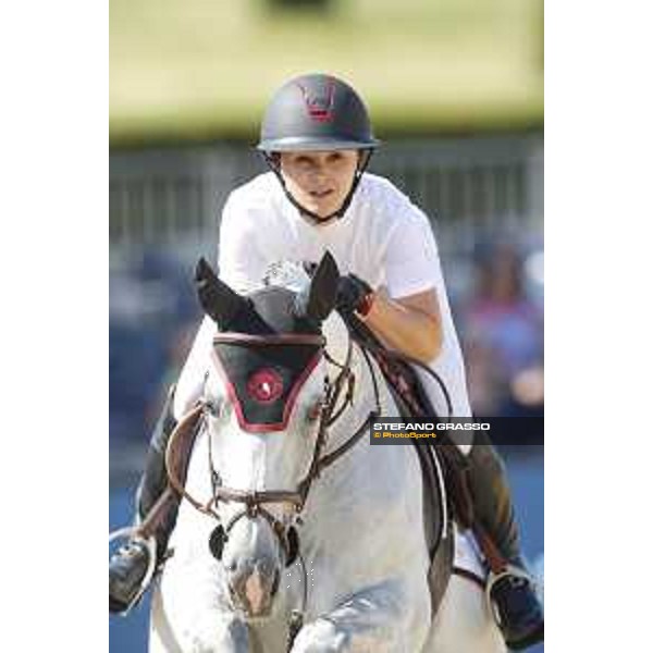 LGCT of London - Class 4 - Georgina Bloomberg (USA) on Paola 233 - London, Royal Hospital Chelsea, 3 August 2018 - ph.Stefano Grasso/LGCT