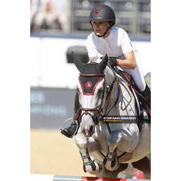LGCT of London - Class 4 - Georgina Bloomberg (USA) on Paola 233 - London, Royal Hospital Chelsea, 3 August 2018 - ph.Stefano Grasso/LGCT