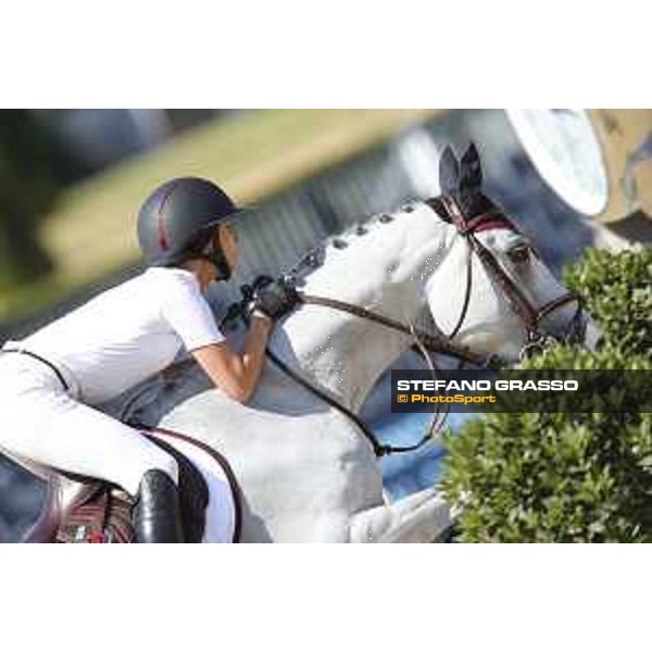 LGCT of London - Class 4 - Georgina Bloomberg (USA) on Paola 233 - London, Royal Hospital Chelsea, 3 August 2018 - ph.Stefano Grasso/LGCT
