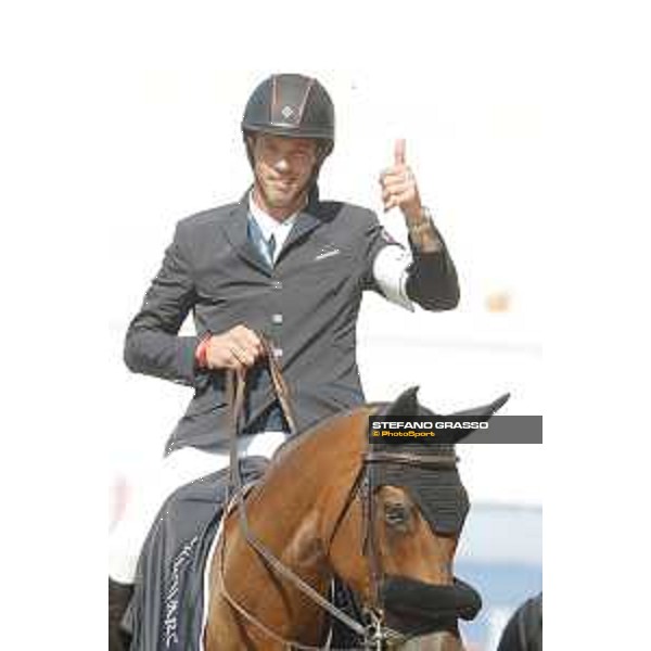 LGCT of London - Class 4 - Prize giving ceremony - Harrie Smolders (NED) on Zinius - London, Royal Hospital Chelsea, 3 August 2018 - ph.Stefano Grasso/LGCT