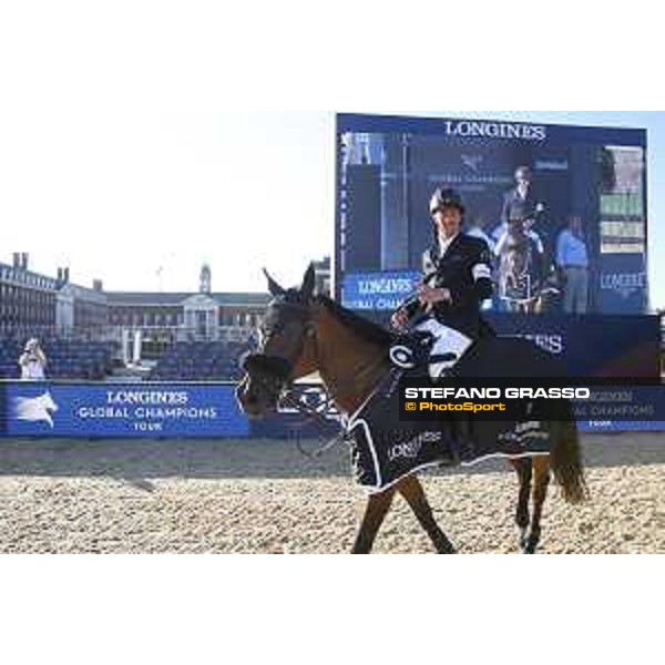 LGCT of London - Class 15 - Prize giving ceremony - Harrie Smolders (NED) on Zinius - London, Royal Hospital Chelsea, 5 August 2018 - ph.Stefano Grasso/LGCT
