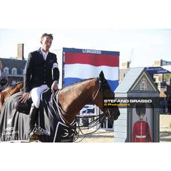 LGCT of London - Class 15 - Prize giving ceremony - Harrie Smolders (NED) on Zinius - London, Royal Hospital Chelsea, 5 August 2018 - ph.Stefano Grasso/LGCT