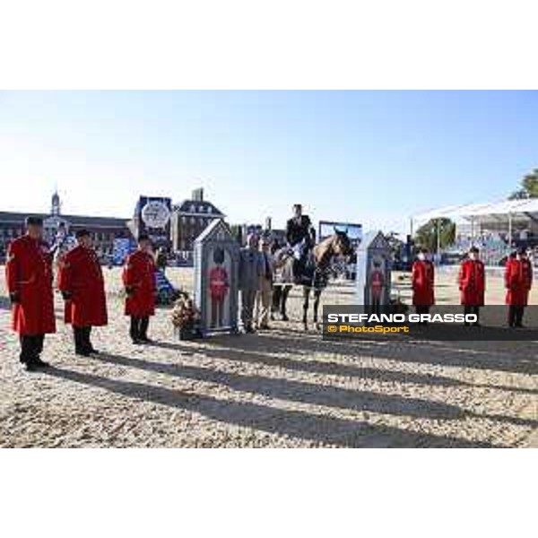 LGCT of London - Class 15 - Prize giving ceremony - Harrie Smolders (NED) on Zinius - London, Royal Hospital Chelsea, 5 August 2018 - ph.Stefano Grasso/LGCT