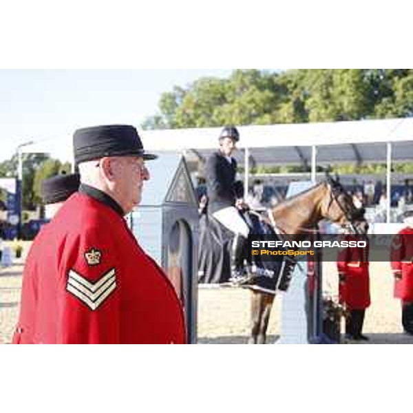LGCT of London - Class 15 - Prize giving ceremony - Harrie Smolders (NED) on Zinius - London, Royal Hospital Chelsea, 5 August 2018 - ph.Stefano Grasso/LGCT