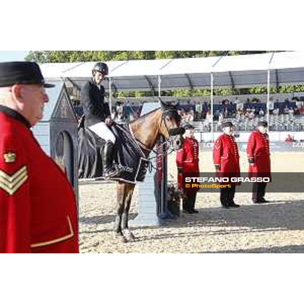 LGCT of London - Class 15 - Prize giving ceremony - Harrie Smolders (NED) on Zinius - London, Royal Hospital Chelsea, 5 August 2018 - ph.Stefano Grasso/LGCT