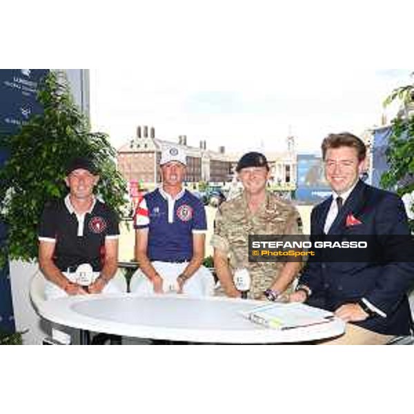 LGCT of London - GC Live Studio - Scott Brash (GBR), Ben Maher (GBR), Capt James Faire, Steven Wilde - London, Royal Hospital Chelsea, 4 August 2018 - ph.Mario Grassia/LGCT