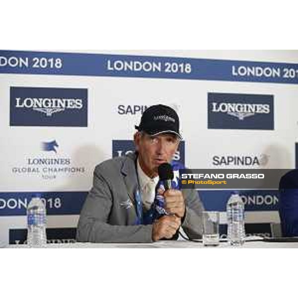 LGCT of London - Press conference - Ludger Beerbaum (GER) - London, Royal Hospital Chelsea, 4 August 2018 - ph.Stefano Grasso/LGCT