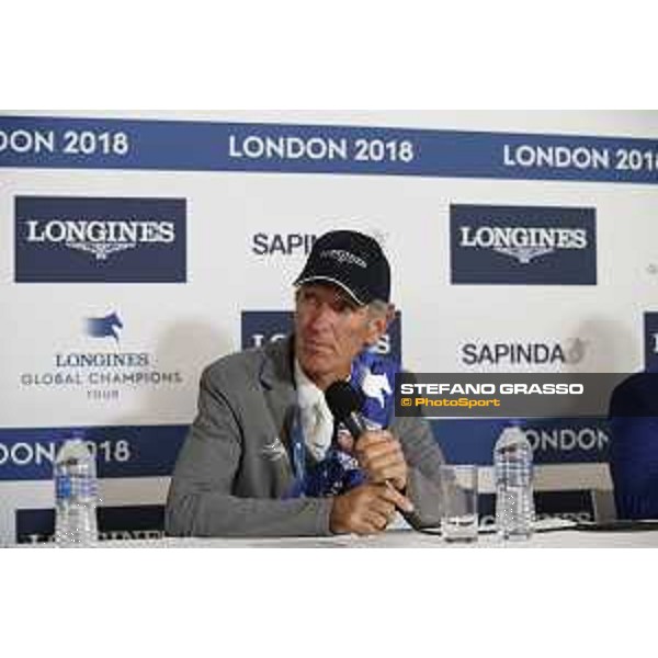 LGCT of London - Press conference - Ludger Beerbaum (GER) - London, Royal Hospital Chelsea, 4 August 2018 - ph.Stefano Grasso/LGCT