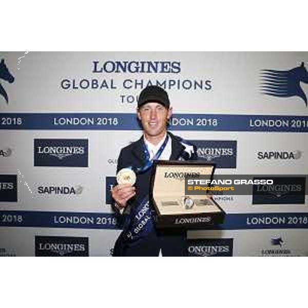 LGCT of London - Press conference - Scott Brash, Longines watch - London, Royal Hospital Chelsea, 4 August 2018 - ph.Stefano Grasso/LGCT