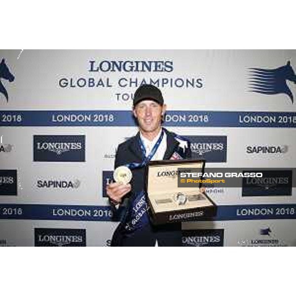 LGCT of London - Press conference - Scott Brash, Longines watch - London, Royal Hospital Chelsea, 4 August 2018 - ph.Stefano Grasso/LGCT