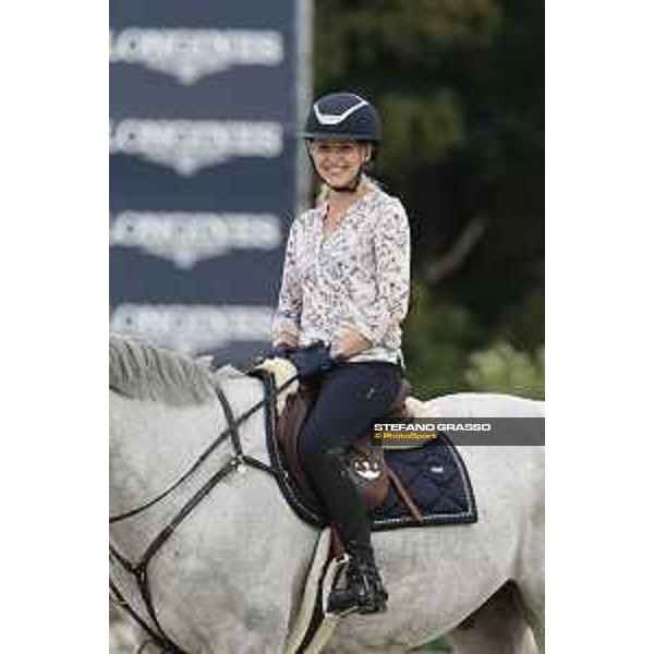 LGCT of Valkenswaard - Warm up - Evelina Tovek (SWE) on Castello - Valkenswaard, Stal Tops, 9 August 2018 - ph.Stefano Grasso/LGCT